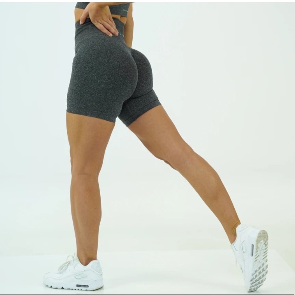 NVGTN Black Speckled Pro Shorts